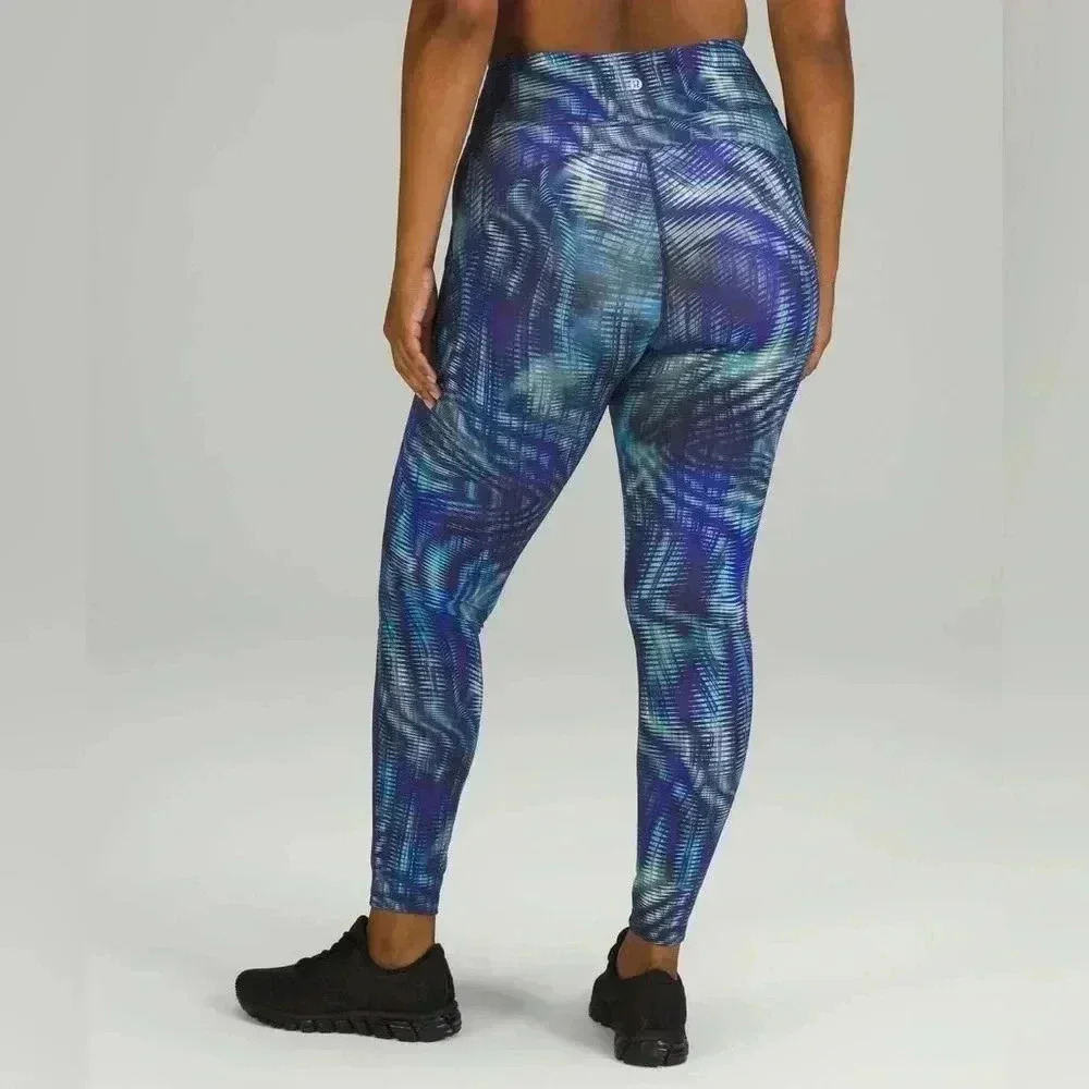 🆕 NWT Lululemon Invigorate High-Rise Tight 28"
 in Shapeshifter Flux Blue S 4